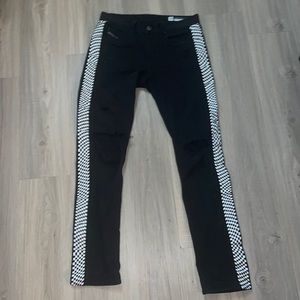 Mens Empyre jeans with checkers